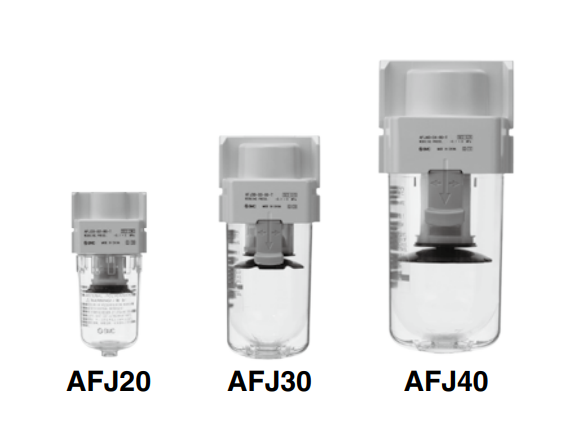 [SMC Pneumatics]Vacuum Filter AFJ20-01B-5-S