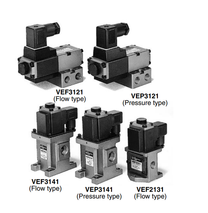 [SMC Pneumatics]Electro-pneumatic Proportional Valve VEP3121-1