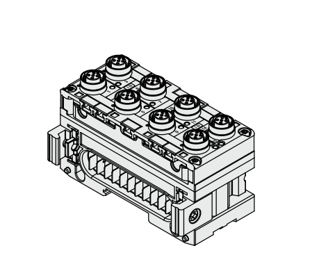 [SMC Pneumatics]Fieldbus System EX600-DXPC