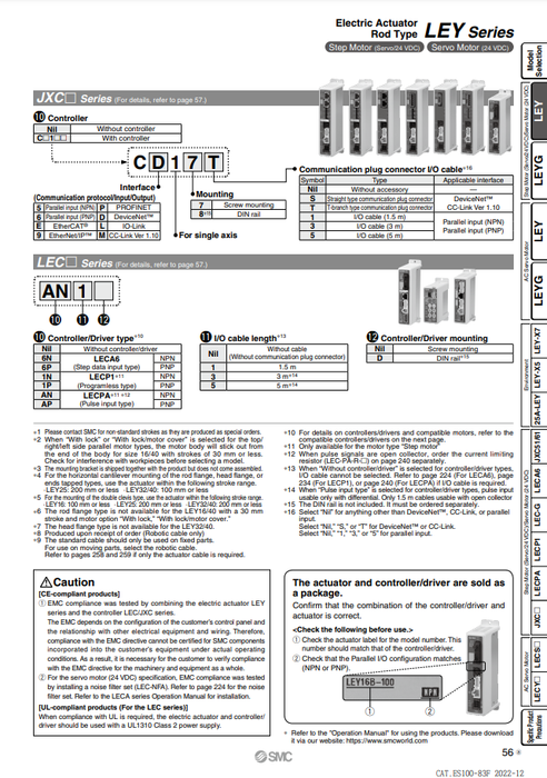 [SMC Pneumatics]Electric Actuator LEY32T7C-150B