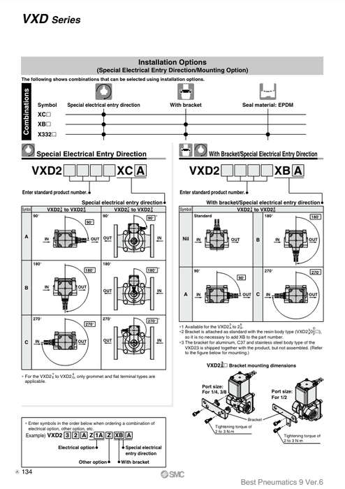 [SMC Pneumatics]Solenoid Valve VXD232BZ2A