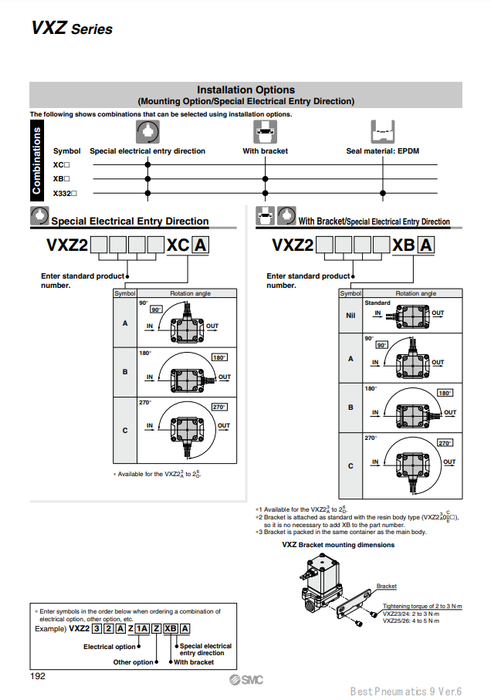 [SMC Pneumatics]Solenoid Valve VXZ253HB