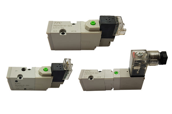 [TPC MECHATRONICS]Pilot-Type Solenoid Valve (RDV) 3-Port Solenoid Valve RDV300