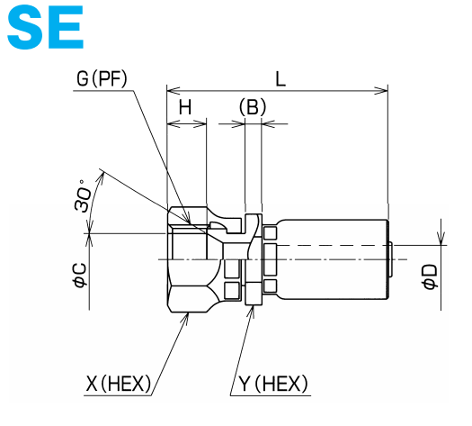 [NITTA] HOSE COUPLING SE-PF