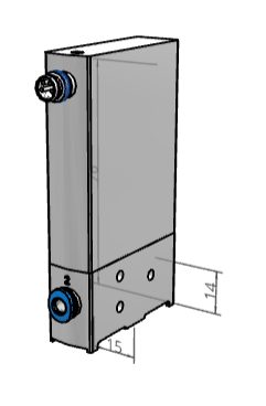 [FESTO] Proportional pressure regulators VEAA-L-3-D9-Q4-A4-1R1