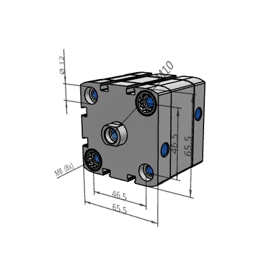 [FESTO] Compact cylinder ADN-50-15-I-P-A