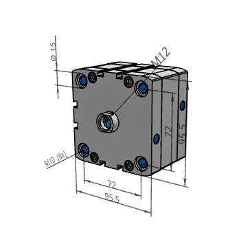 [FESTO] Compact cylinder ADN-80-10-I-P-A