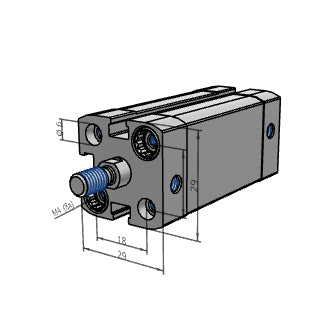 [FESTO] Compact cylinder ADN-16-30-A-P-A