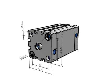 [FESTO] Compact cylinder ADN-40-50-I-P-A