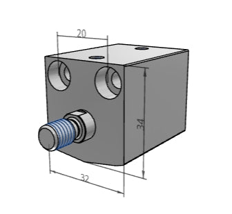 [FESTO] Short-stroke cylinders ADVC-20-20-A-P