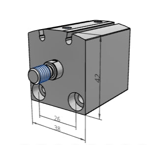 [FESTO] Short-stroke cylinders ADVC-25-15-A-P-A