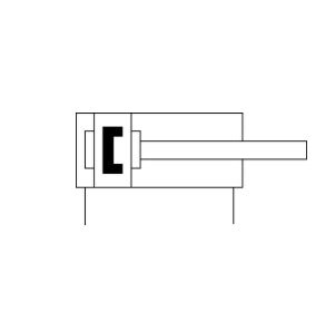 [FESTO] Short-stroke cylinders ADVC-25-5-A-P-A