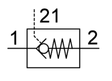 [FESTO] Piloted check valves HGL-1/2-B