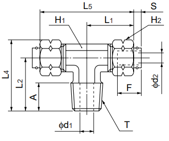 [NITTA] Quick Seal Fitting T4N6X4