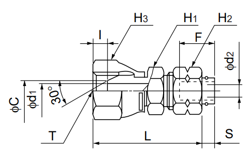 [NITTA] Quick Seal Fitting SC1N5/16