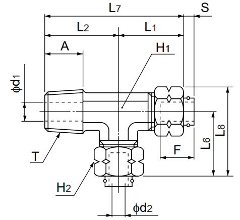 [NITTA] Quick Seal Fitting ST4N12X8-ST