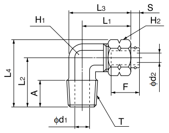 [NITTA] Quick Seal Fitting L4N6X4